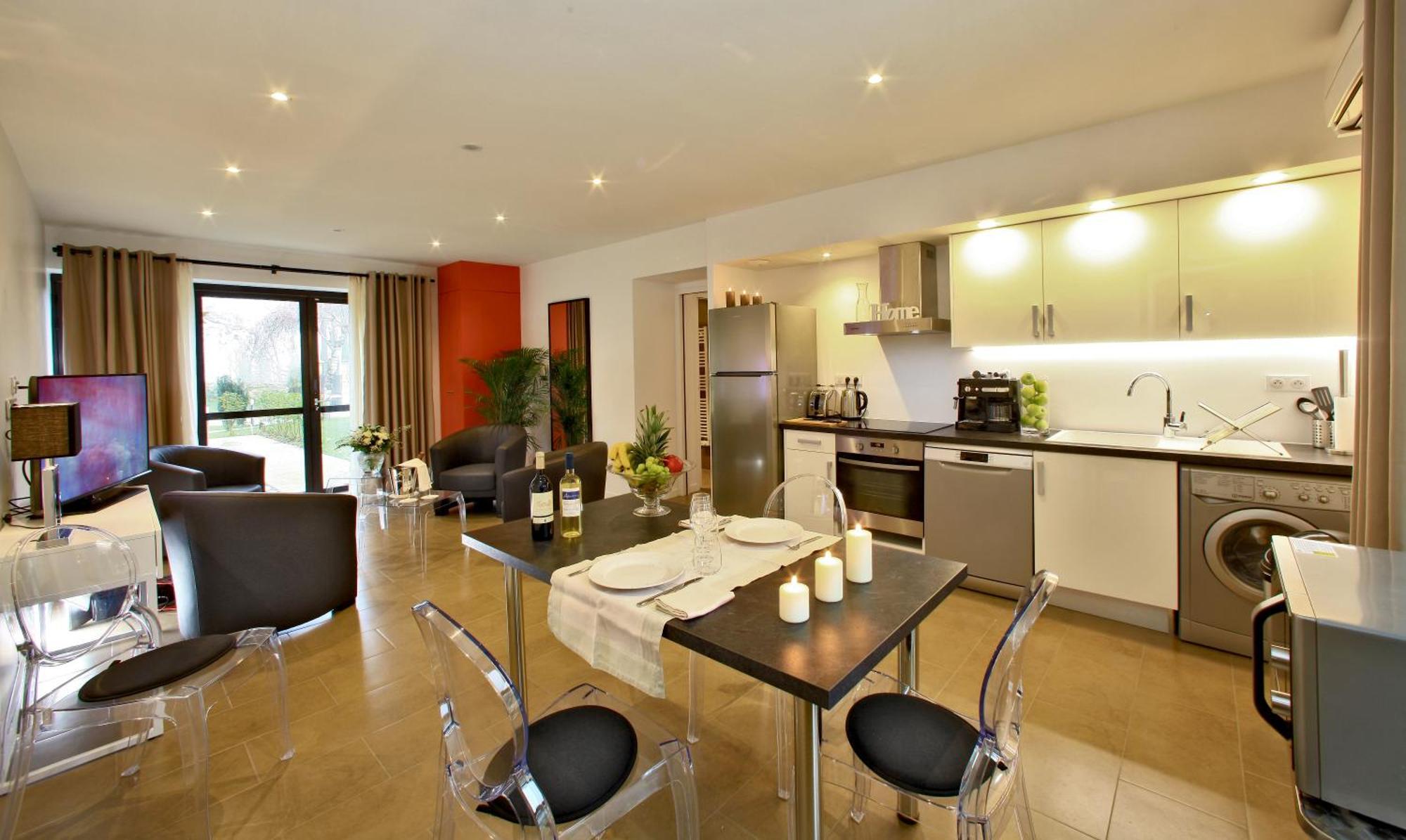Aparthotel Les Jardins Du Porche Sarlat Habitación foto